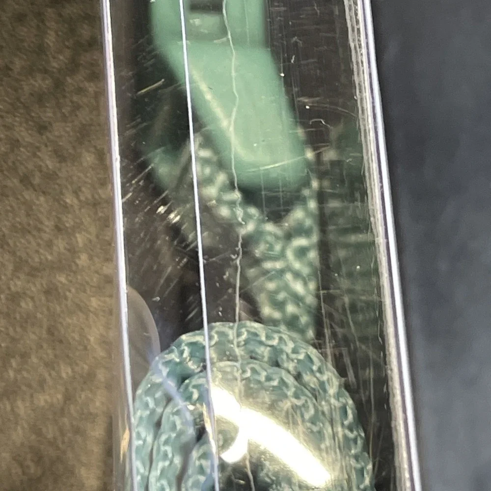 NEW Azuza Dog Collar and Leash Set Medium -‎ Teal